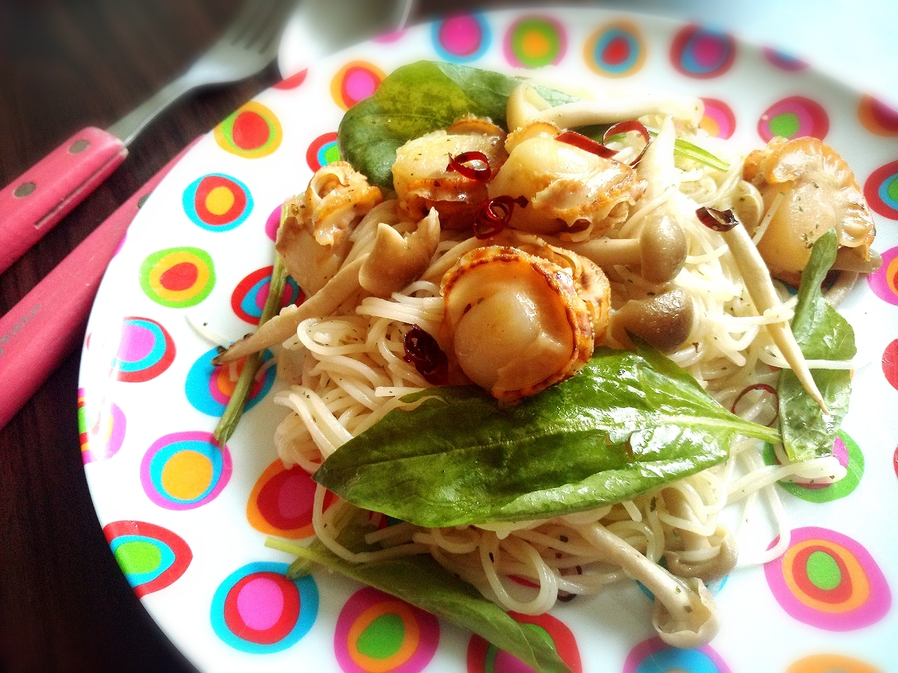 素麺ペペロンチーノ☆