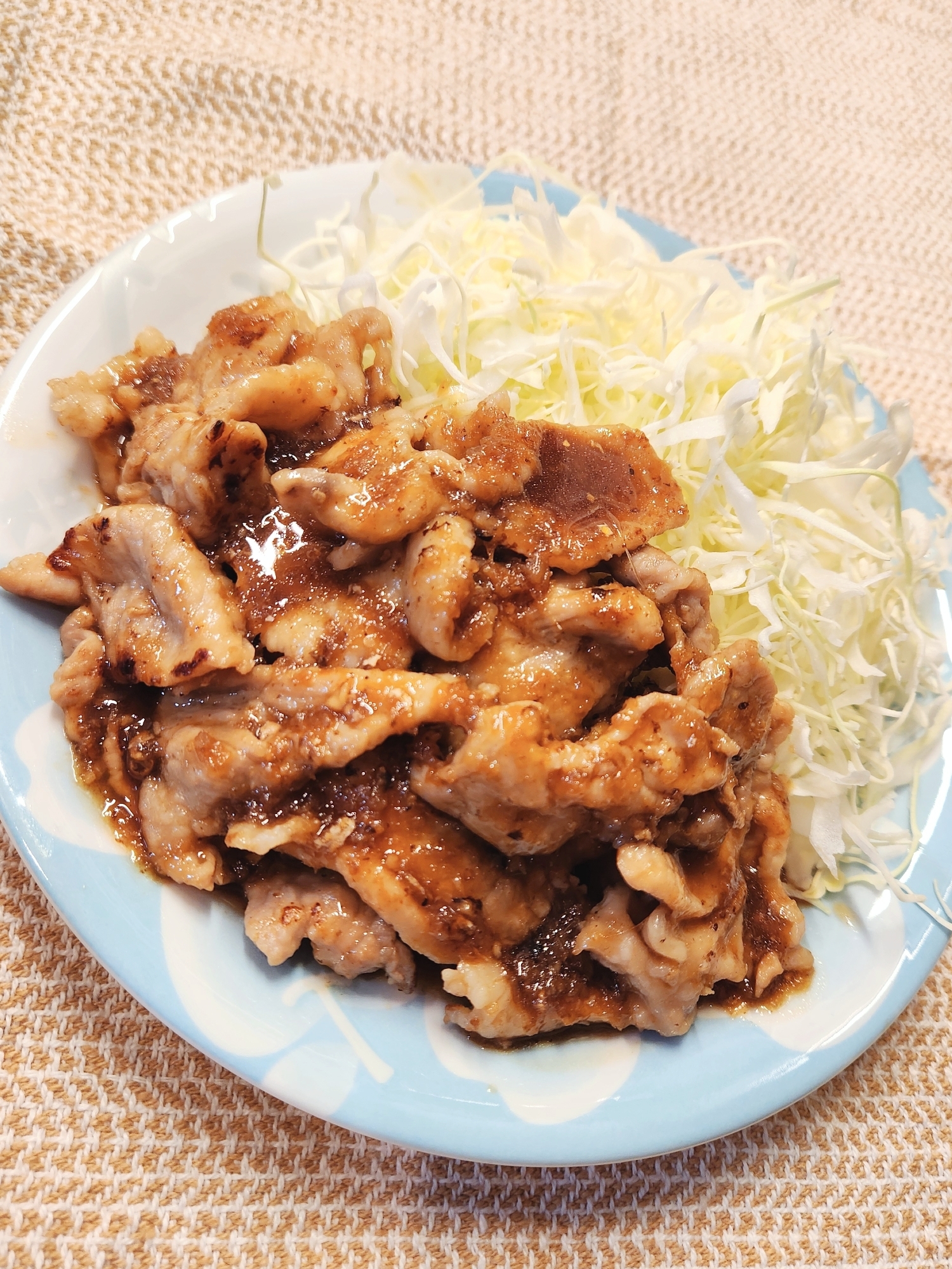 【おかず】豚肉の辛口生姜焼き