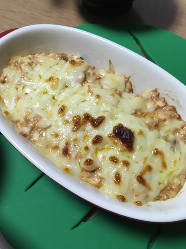 なすと玉ねぎの豆腐グラタン