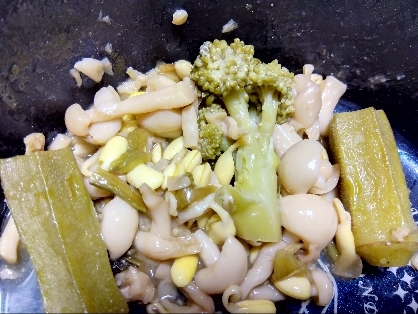 ブロッコリーと白しめじ（ブナピー）で美味しく頂きました(⁠◍⁠•⁠ᴗ⁠•⁠◍⁠)
素敵な1週間を☆彡