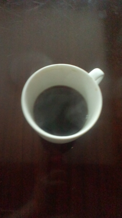 風邪引きには♪　金時生姜湯で甘いコーヒー
