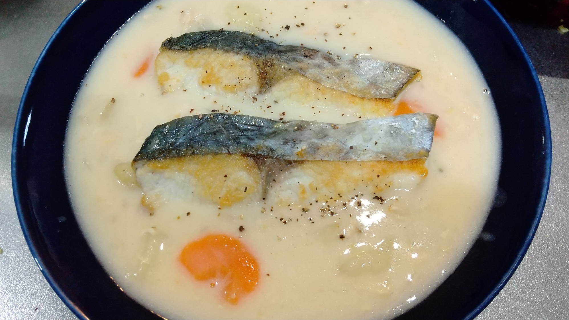 シチューリメイク！白身魚のクリーム煮