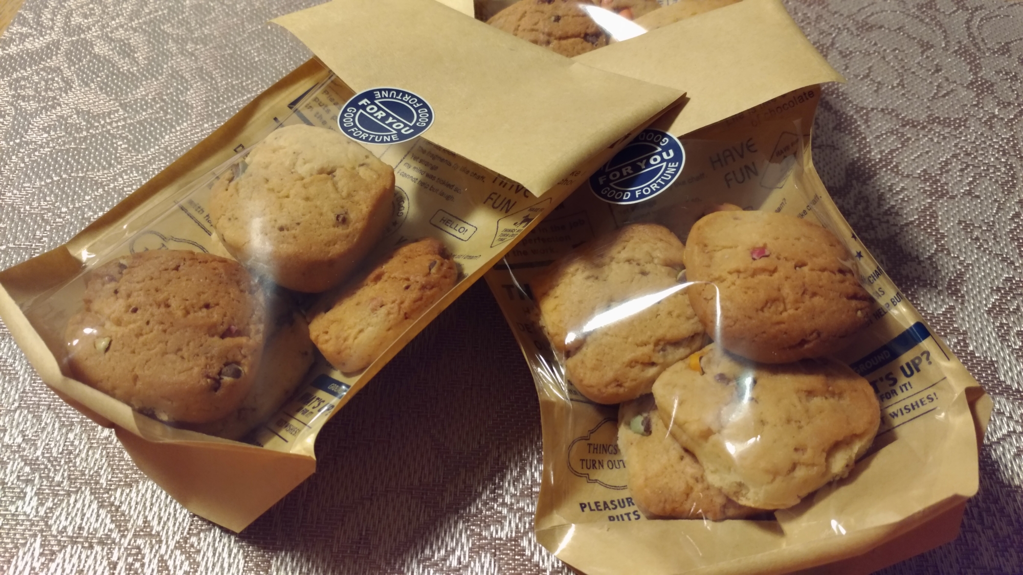 ポリ袋de作る。マーブルチョコ入りザクザククッキー