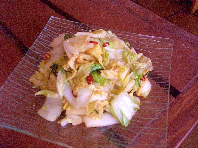 キムチ風：白菜サラダ