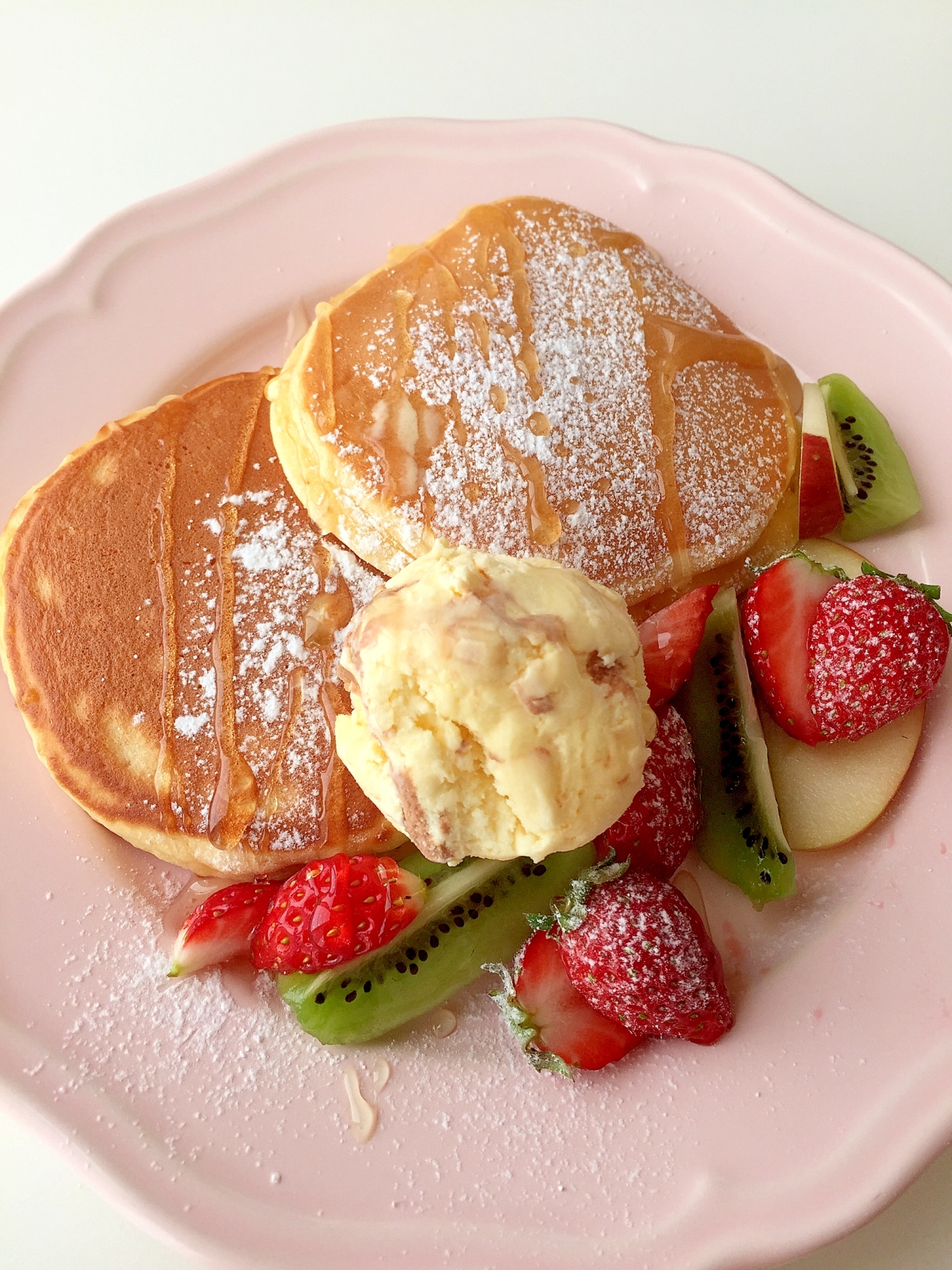 笑顔こぼれちゃう♪ふんわり〜カフェ風パンケーキ♡