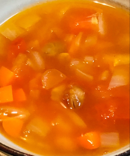 ヘルシーで美味しいスープができました。
ごちそうさまでした(*￣▽￣*)ノ