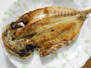 焼き魚　あじの開き