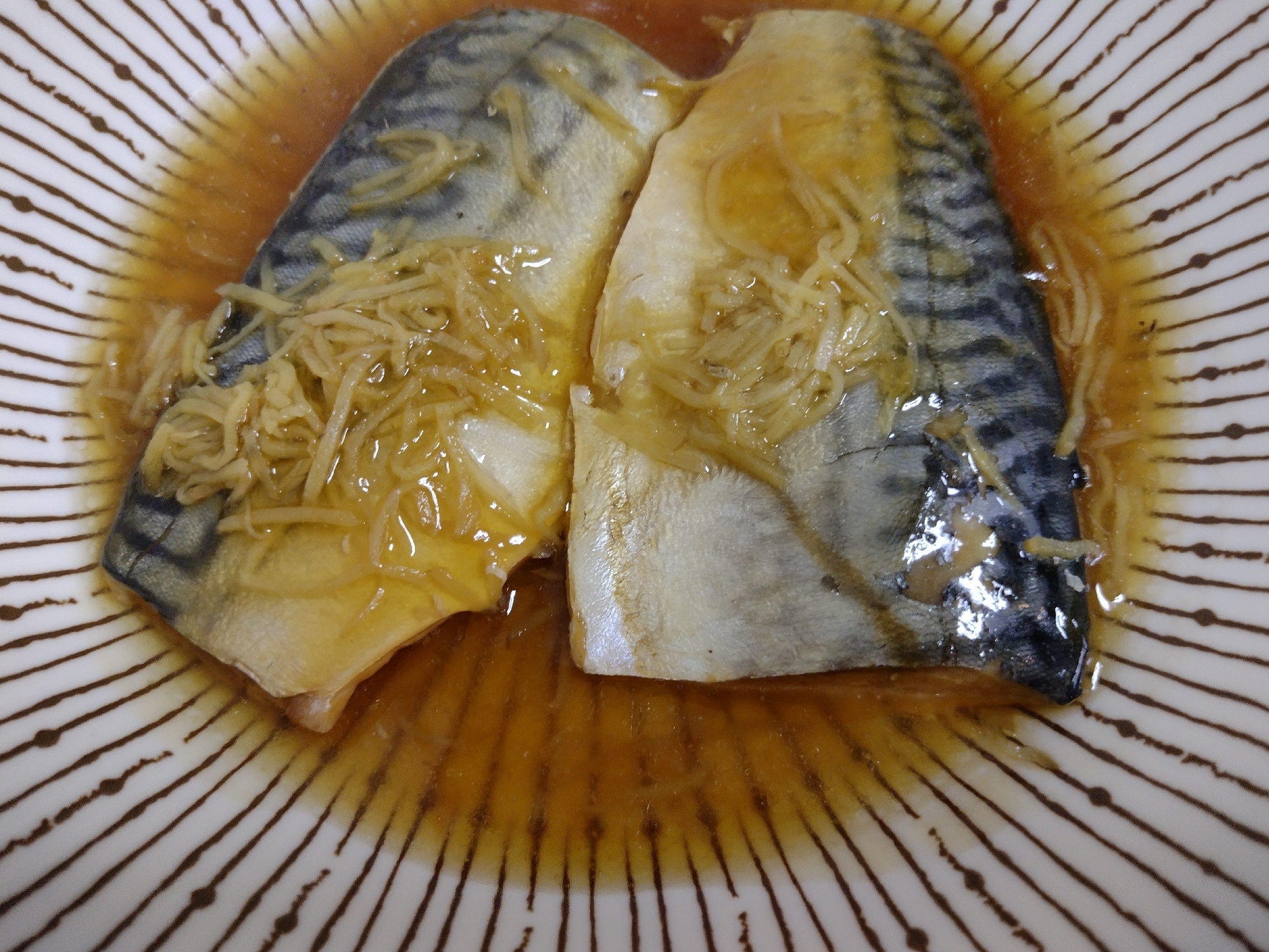 ほっこり鯖の生姜煮