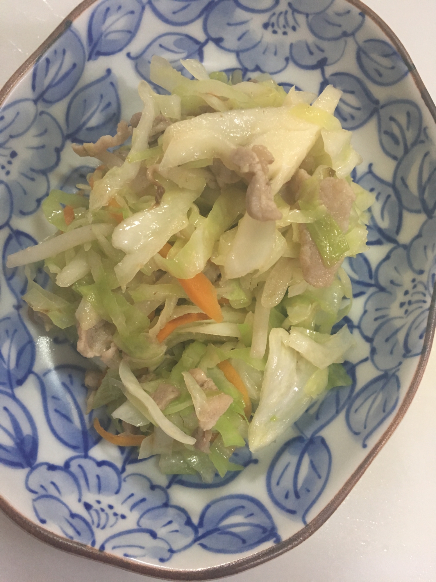 豚肉とキャベツの野菜炒め(^○^)☆