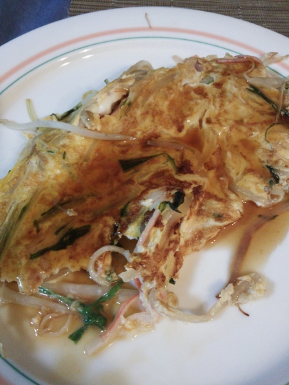 もやしのかに玉風