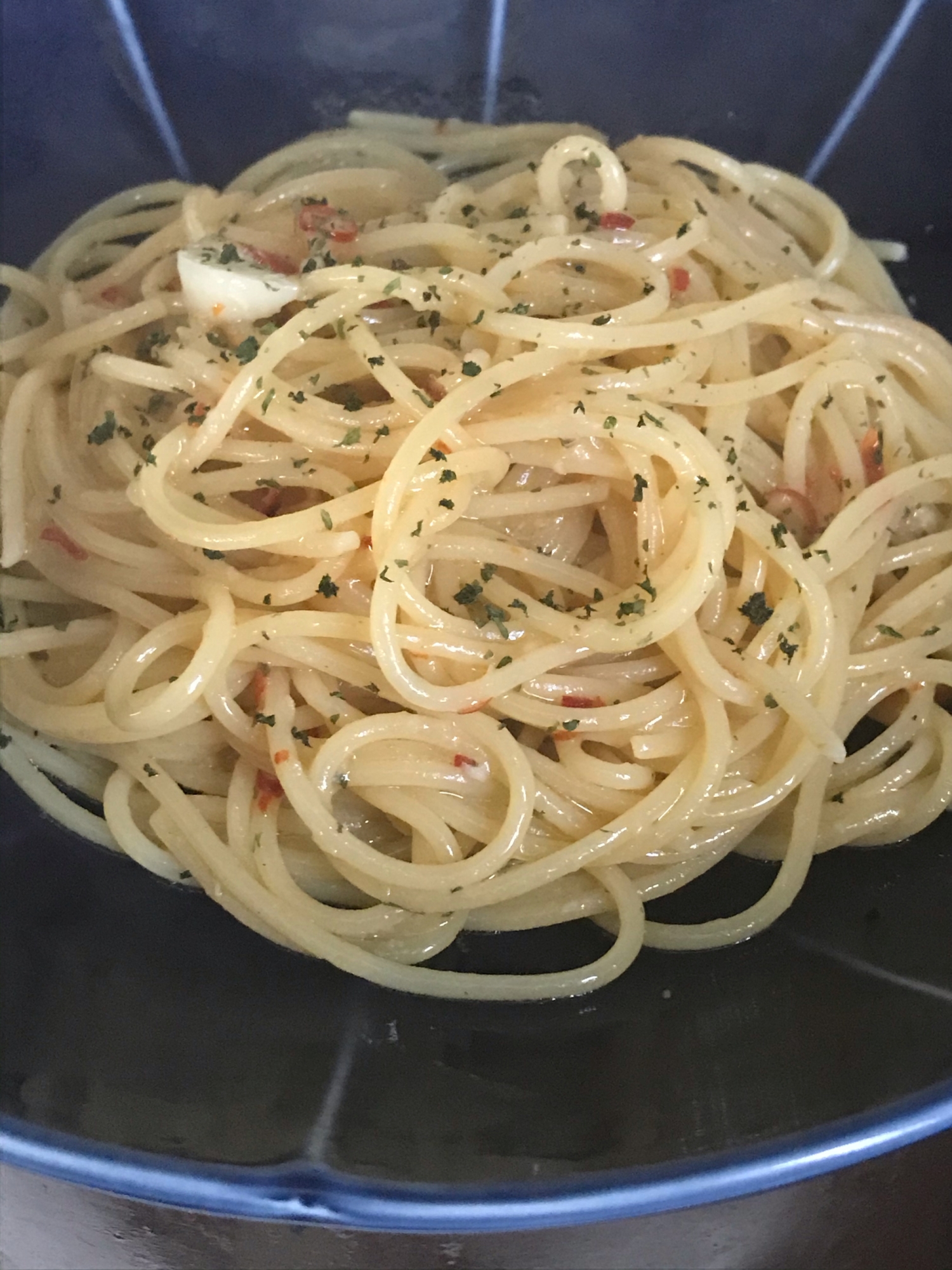 タバスコで絶品ペペロンチーノ レシピ 作り方 By 料理人のたまご 豆しば 楽天レシピ