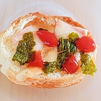 海苔のピザトーストその8