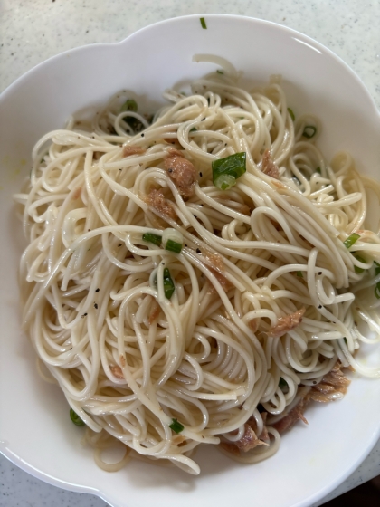 さっぱり☆ ゴマ油香るツナそうめん