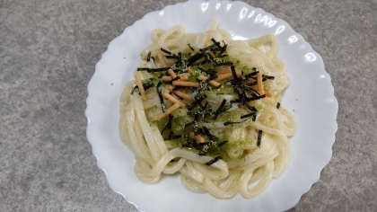 包丁も火も使わない★お茶漬けの素でズボラなうどん