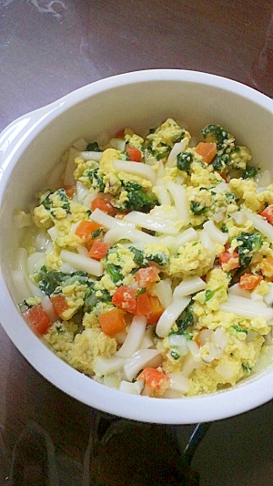 離乳食後期☆野菜たっぷり♪卵とじうどん☆