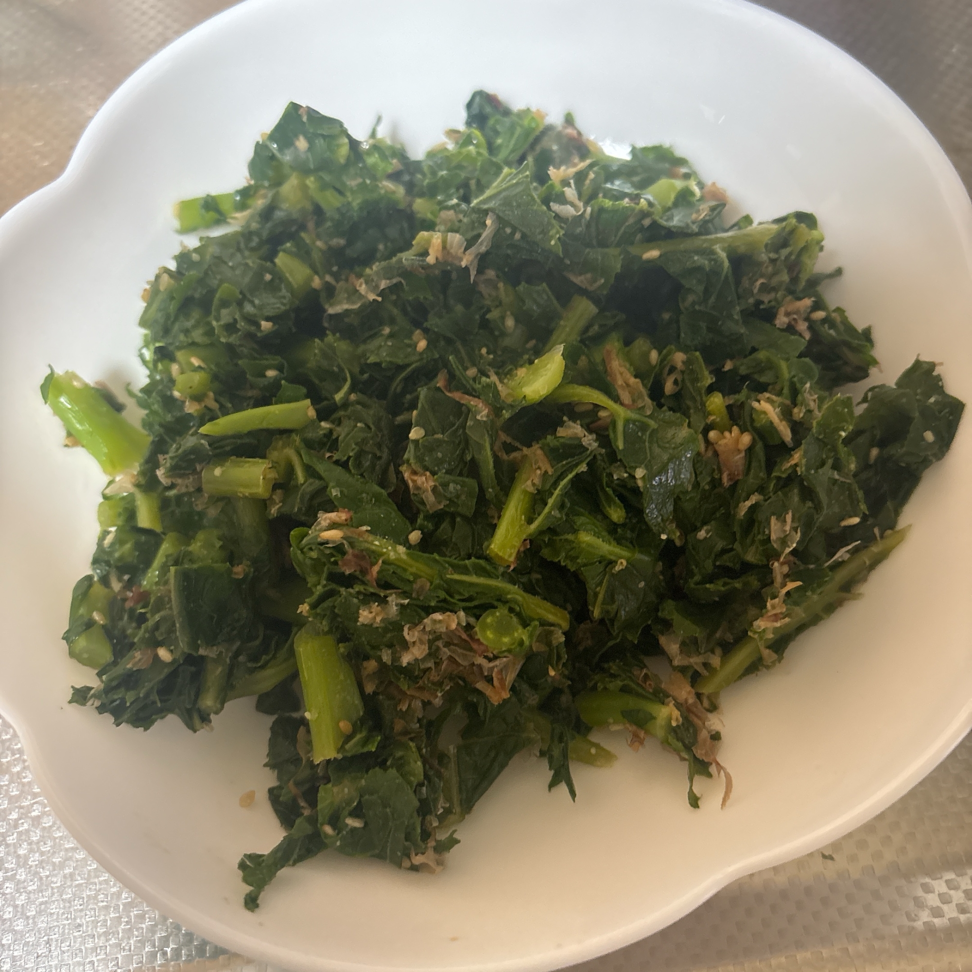 大根葉の中華炒め