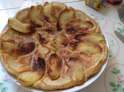 ホットケーキに飽きたら♪リンゴの簡単お焼き