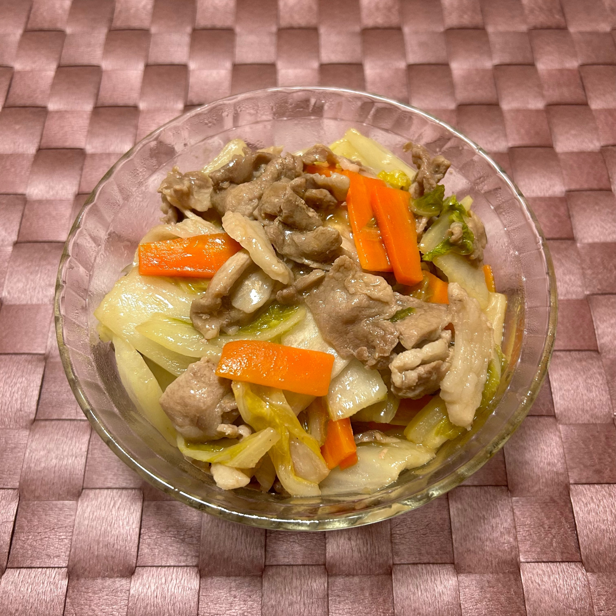 【簡単】豚肉白菜の中華風煮