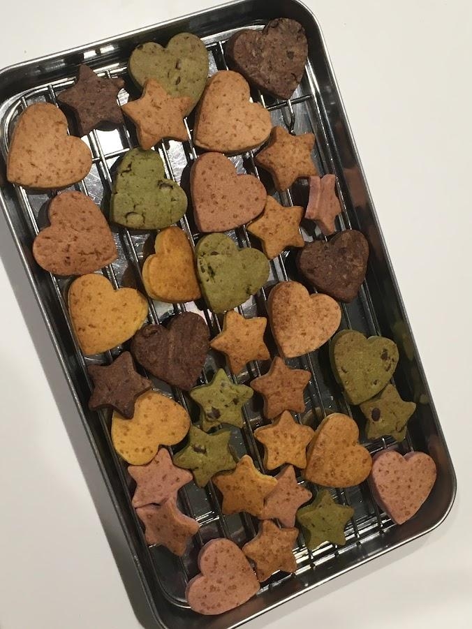 5色のクッキー