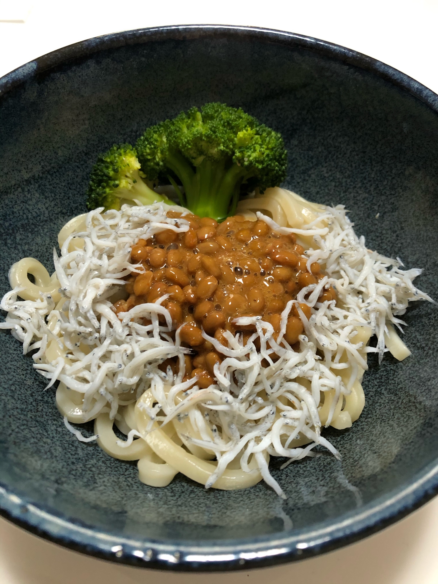 簡単‼︎妊婦昼ごはん♪納豆しらすうどん