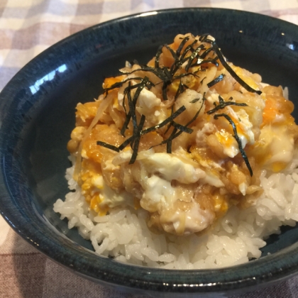 簡単！絶品！天かすとじ丼☆