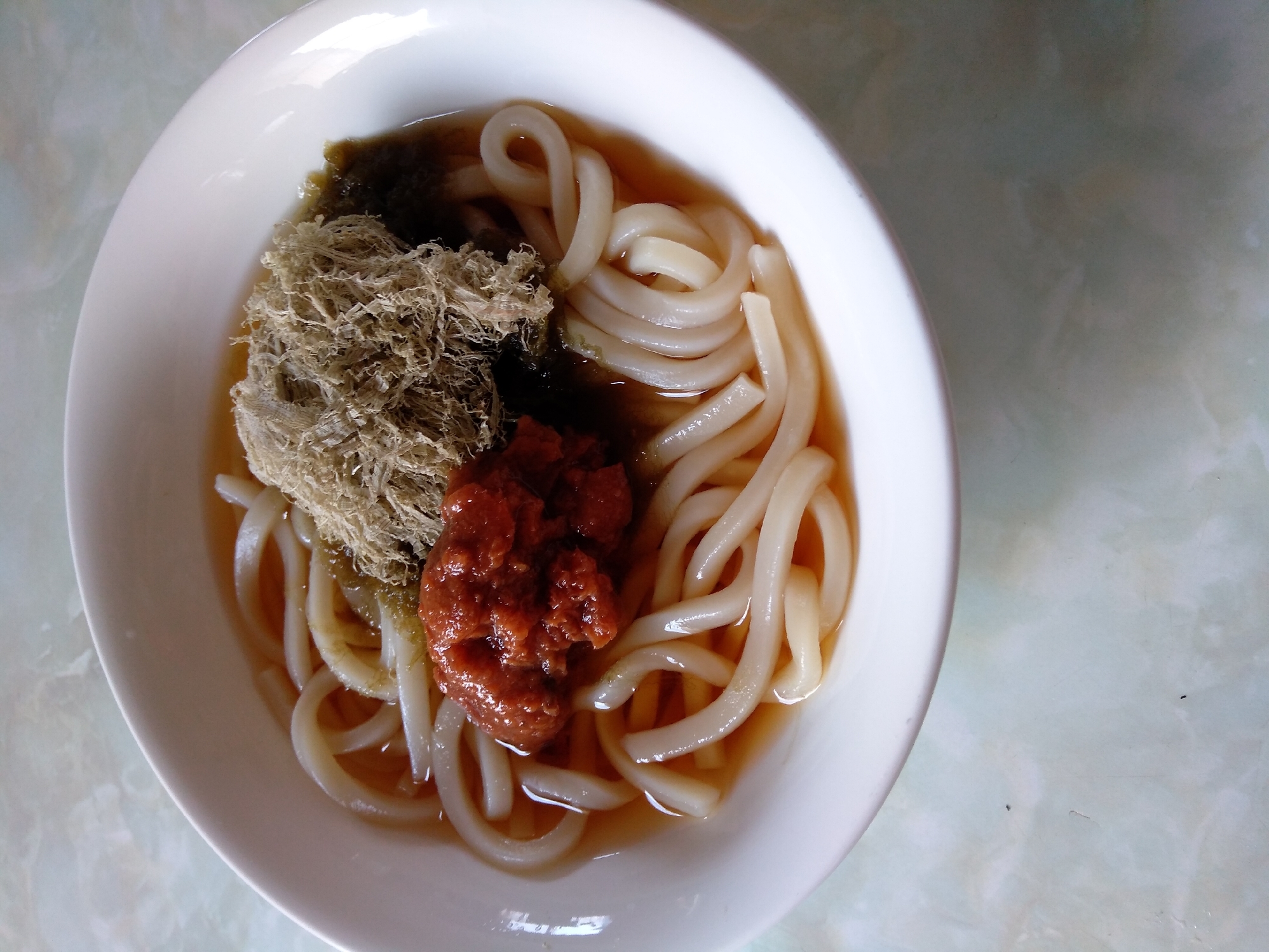 簡単とろろ昆布梅肉うどん レシピ 作り方 By 松本琴子 楽天レシピ