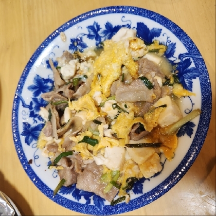 豚バラいれました！味付けが、とても美味しくご飯にめちゃ合いました！