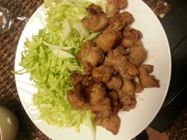 カラーラノンフライヤーで唐揚げ♡ カラーラノンフライヤーで唐揚げ♡