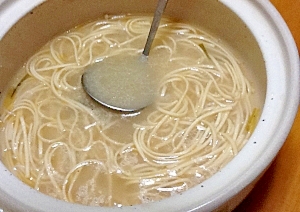 鍋のあとの☆ラーメン