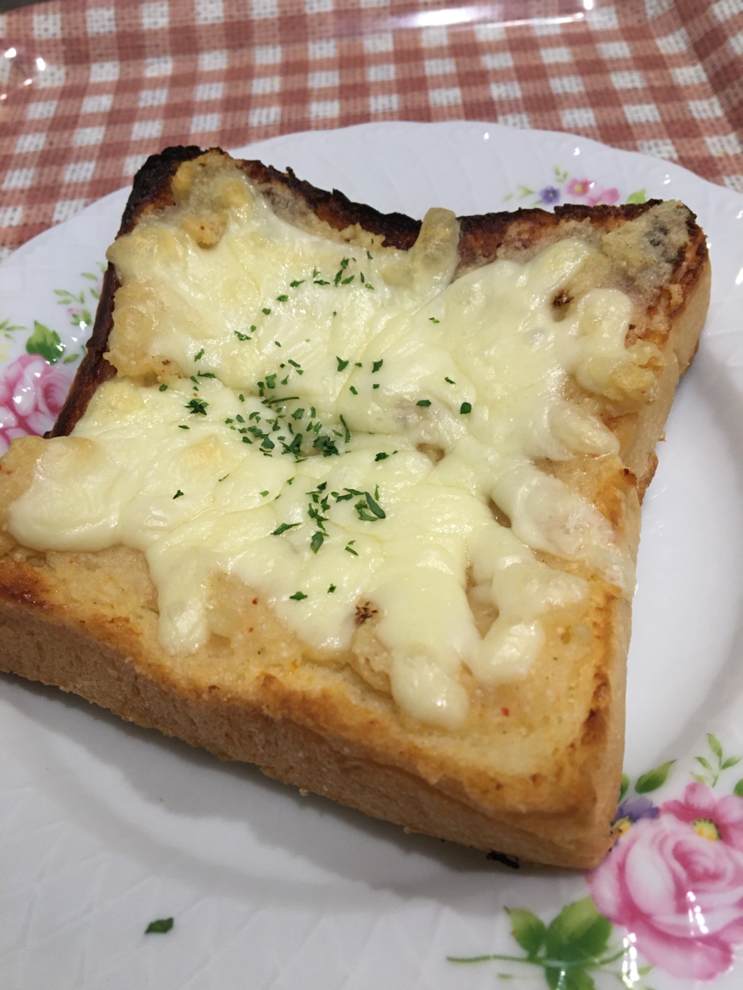 明太ポテトのトースト