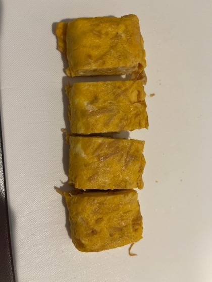 なめたけ厚焼き玉子☆お弁当や作り置きにも