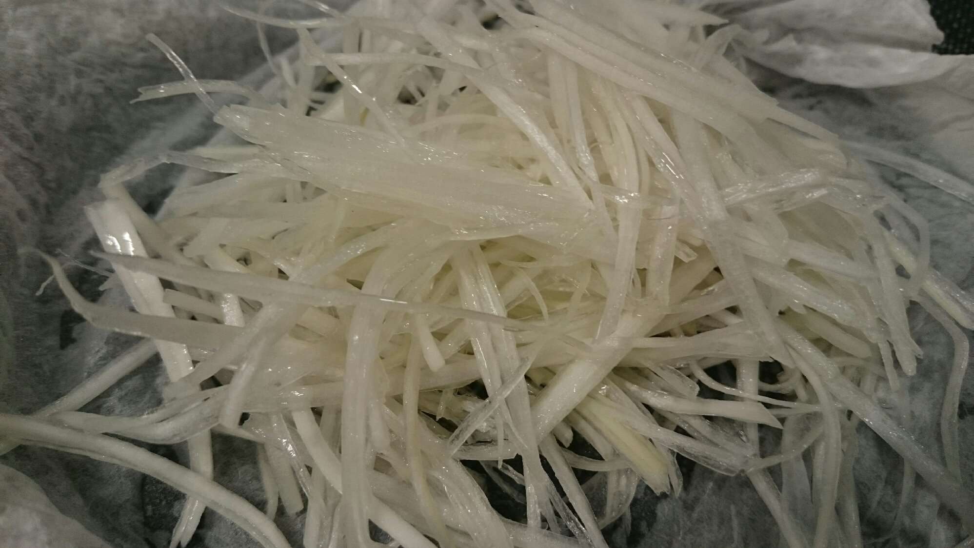 白髪ネギの作り方 レシピ 作り方 By Mamichin555 楽天レシピ