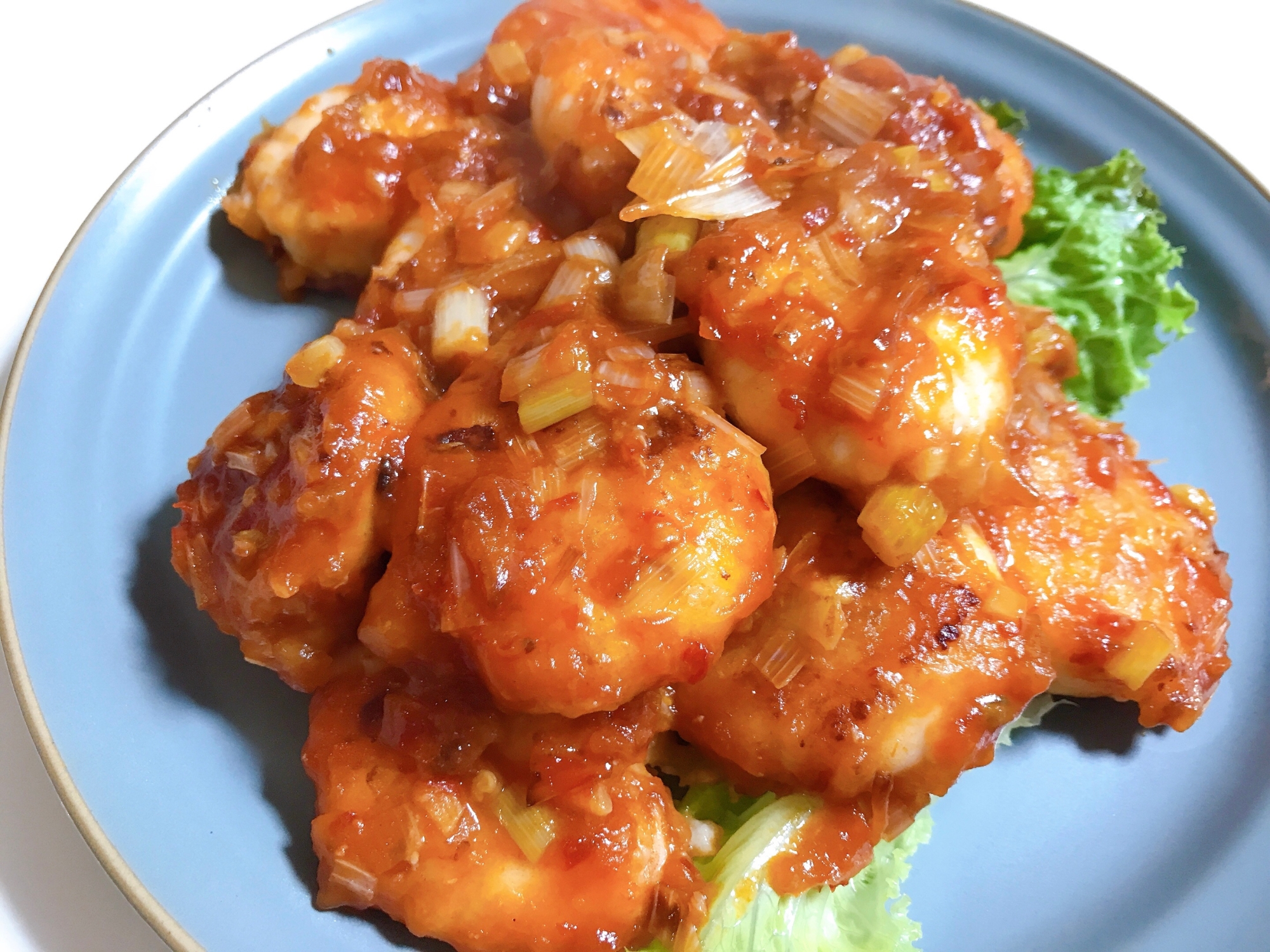 ご飯がすすむ!やみつきエビチリ!