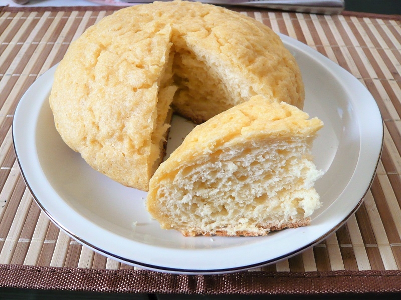 炊飯器で大きなメロンパン