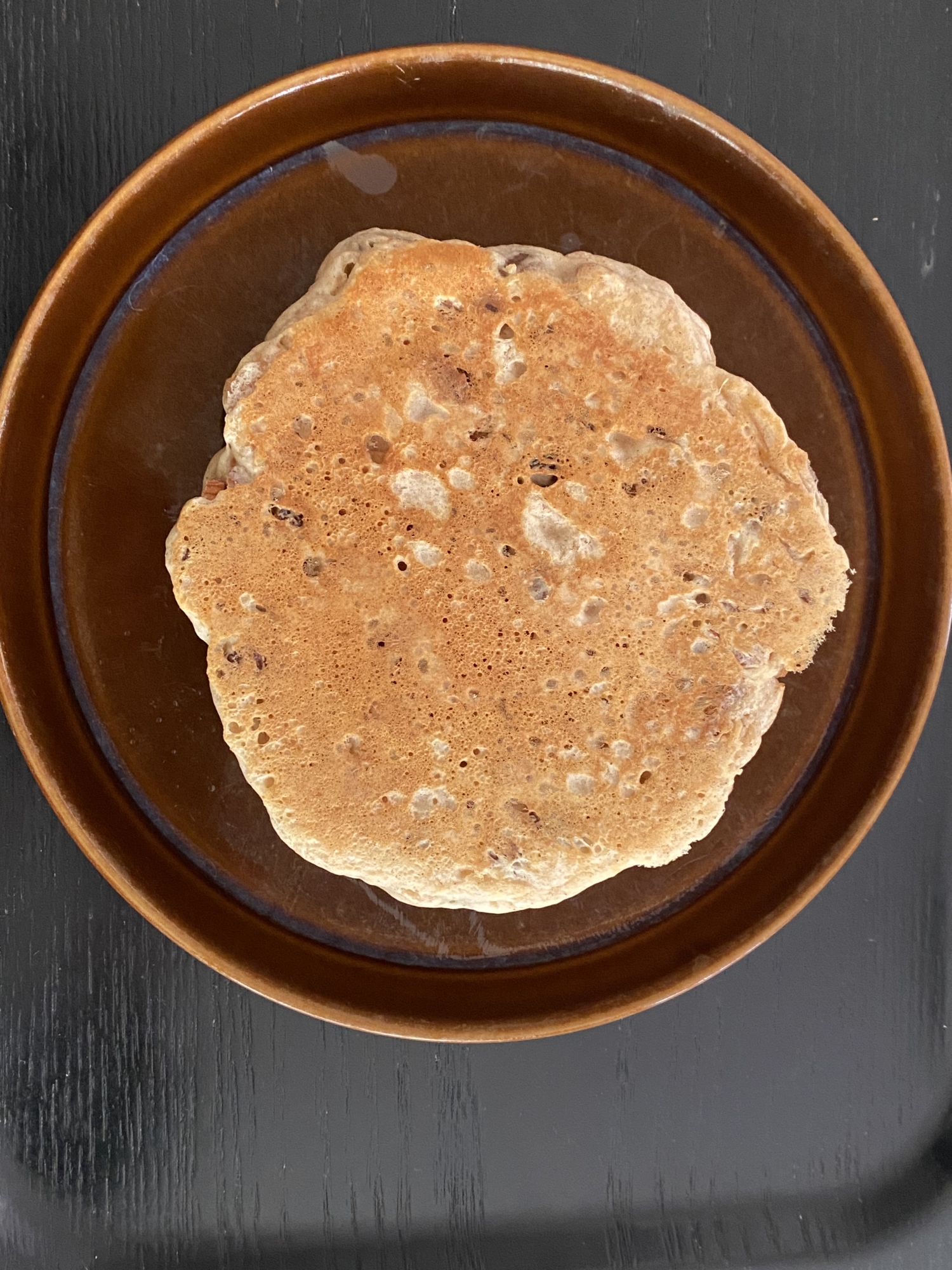 ドライフルーツとナッツのシナモンホットケーキ