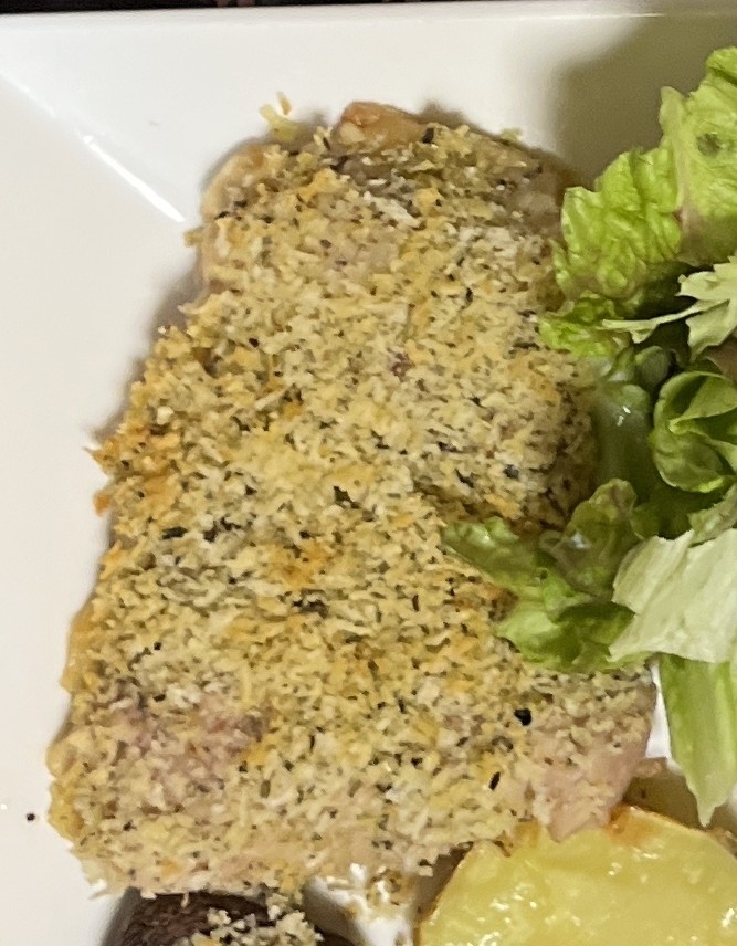 鶏肉のパン香草焼き