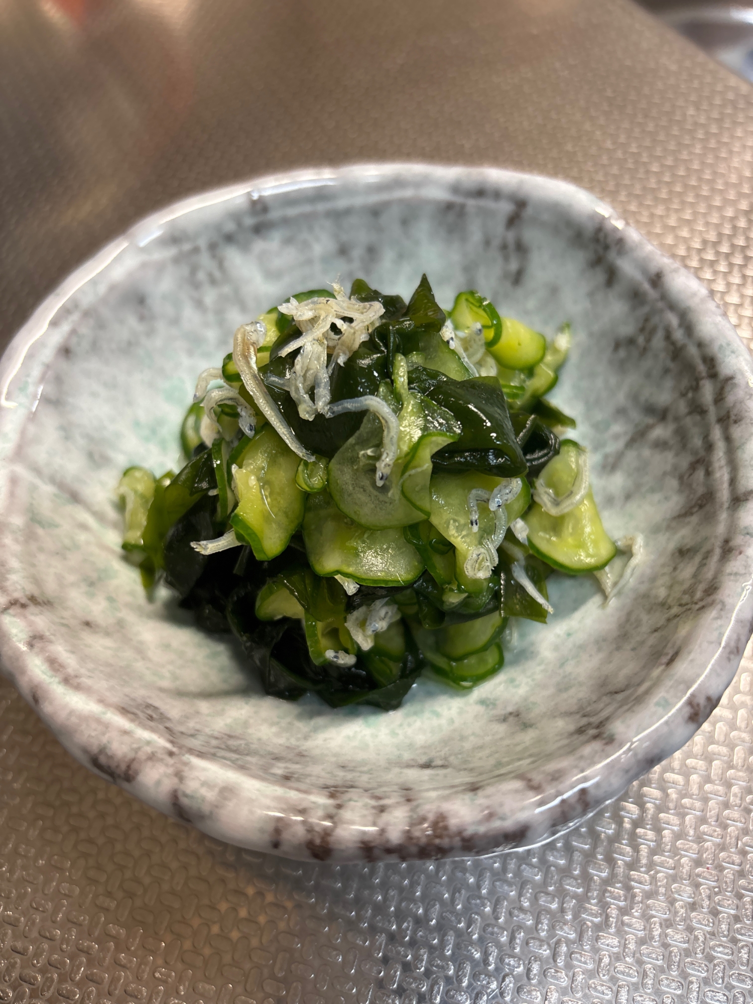 新わかめときゅうりの酢の物