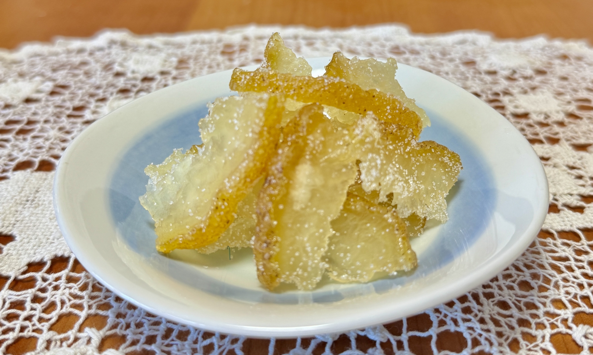 肉厚な鬼柚子でしっとりおいしい☆ピール