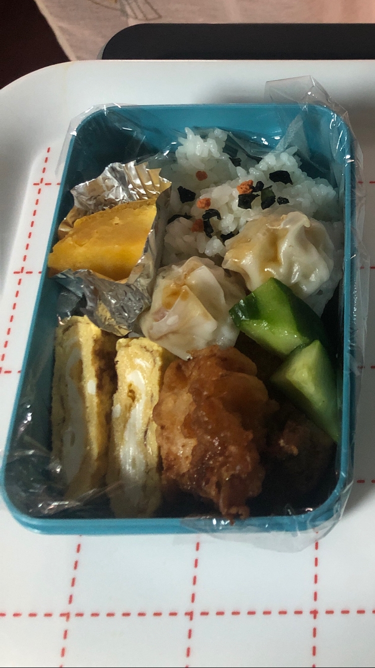 さつまいもスイーツ入りお弁当(鶏ももみそ醤油煮込み