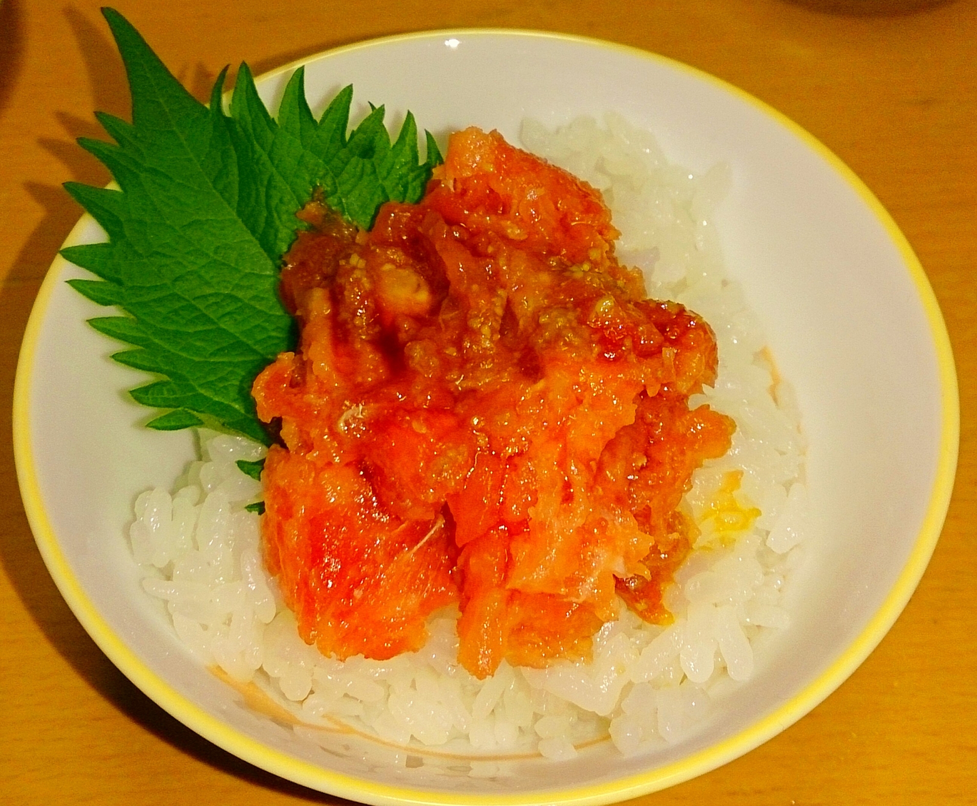 ねぎとろ丼★シンプルだけど、一手間でおいしい♪