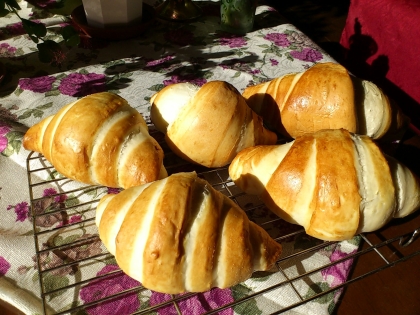 発酵なしでパンが焼けるとは驚き（＾◇＾）すごい簡単で美味しかったです（＾－＾）こりゃハマりそー！