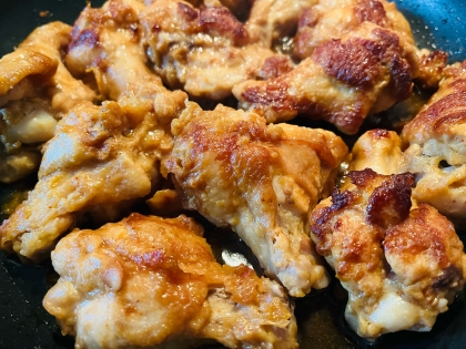 フライパンで　☆　手羽元の塩麹焼き