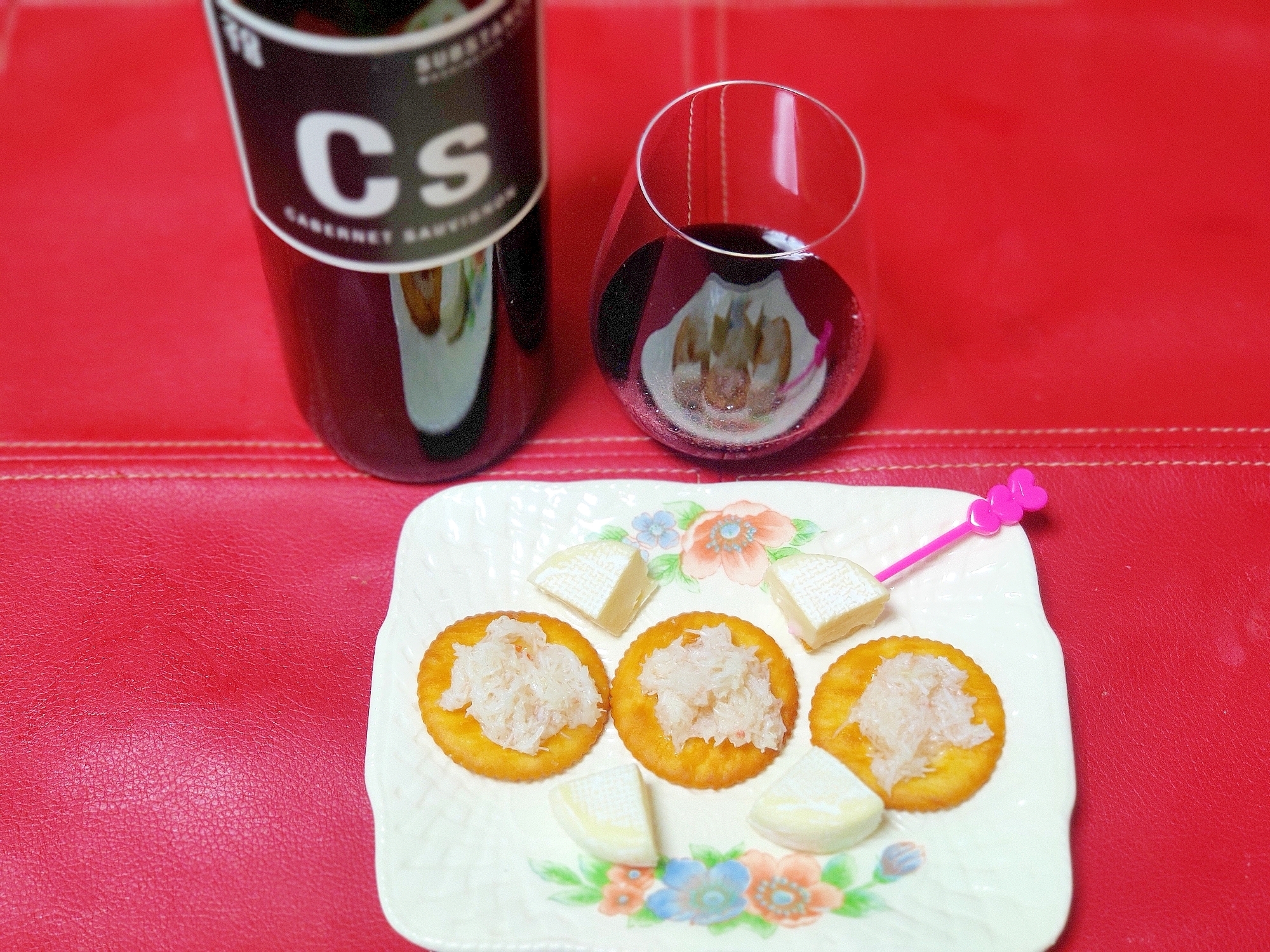 超簡単！蟹のカナッペ