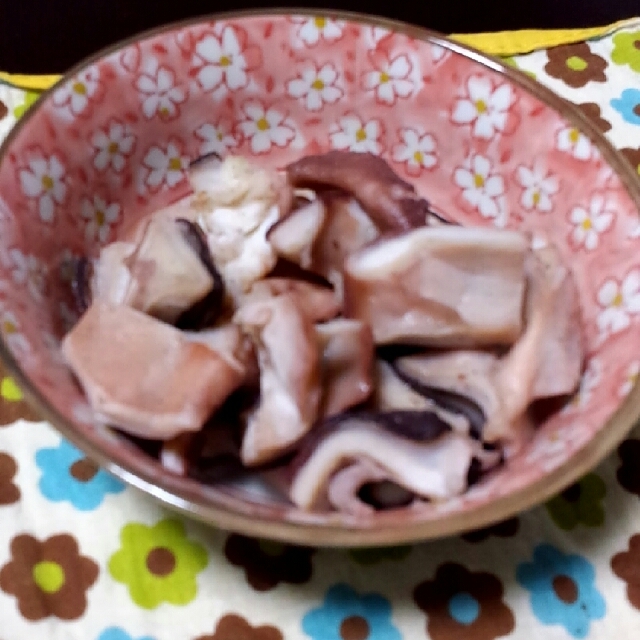 タコの頭のポン酢炒め レシピ 作り方 By マリリ8 楽天レシピ