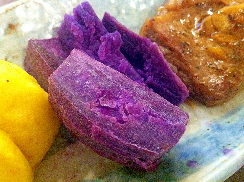 紫芋のココナッツバターむし