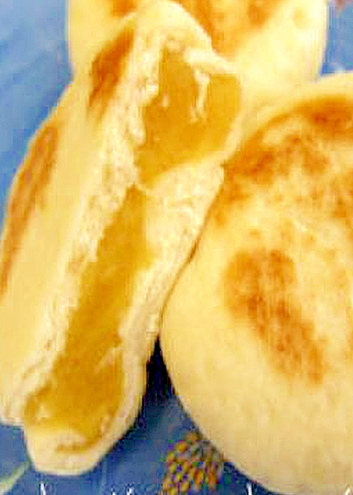 オーブンなしの超簡単おやつ！バター焼きまんじゅう