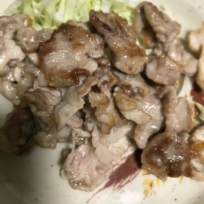 豚肉のレモンにんにく焼き