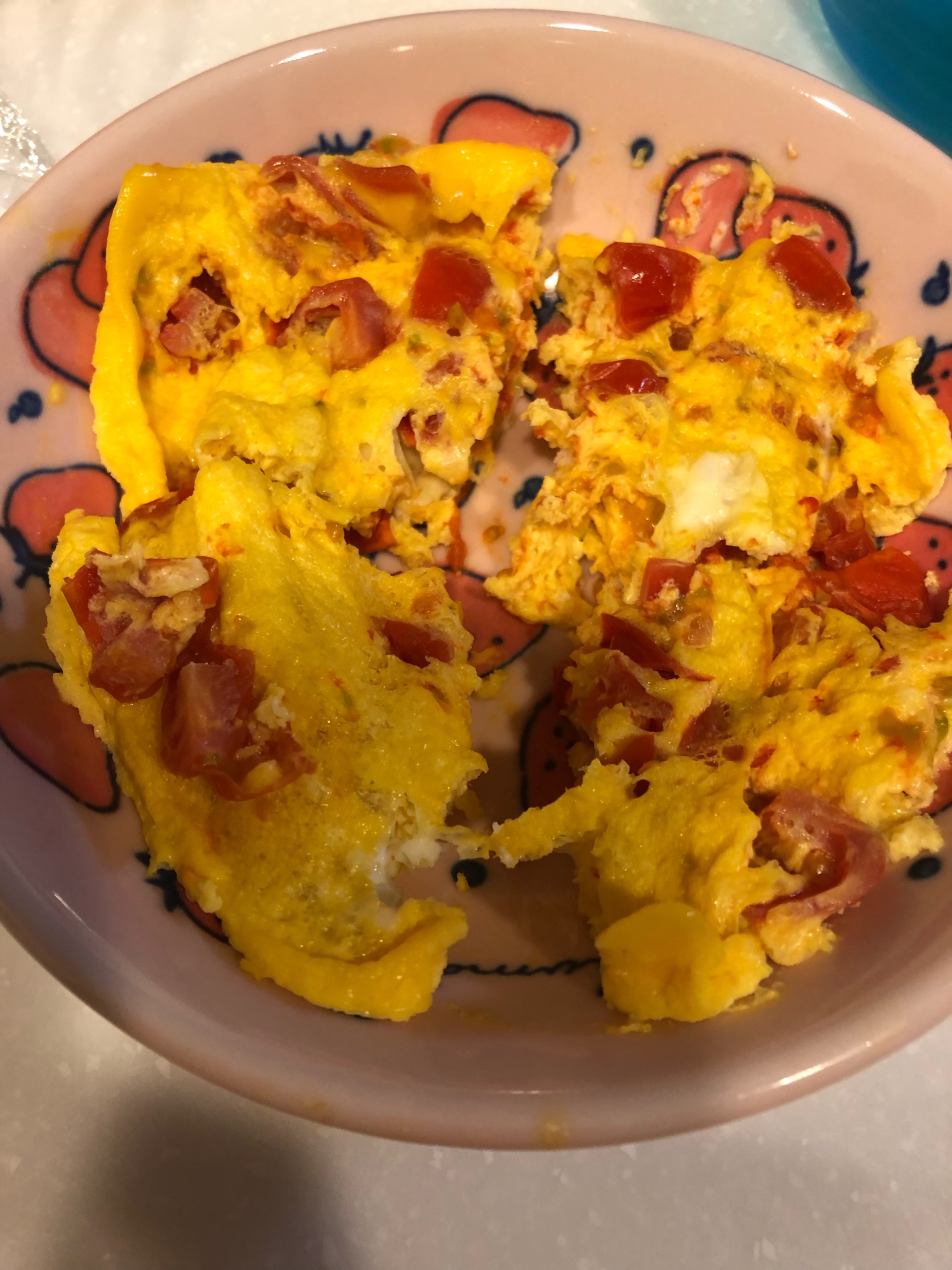 離乳食完了期 レンジで簡単トマトオムレツ レシピ 作り方 By ズボラでもおいしいごはんが食べたい 楽天レシピ 離乳食完了期 レンジで簡単トマトオムレツ レシピ 作り方 By ズボラでもおいしいごはんが食べたい 楽天レシピ