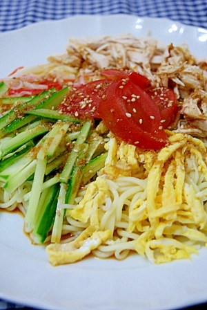 タレも手作り!冷やし中華