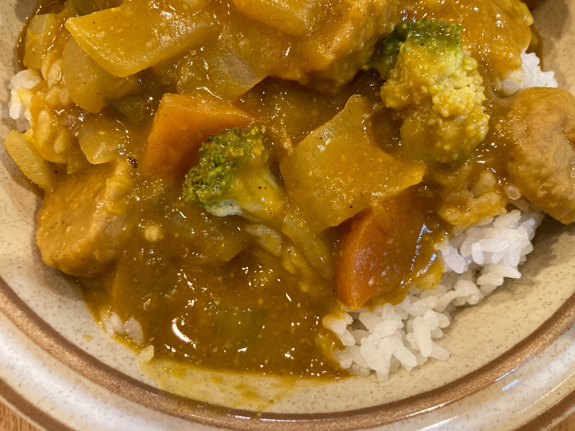 ブロッコリーチキンカレー